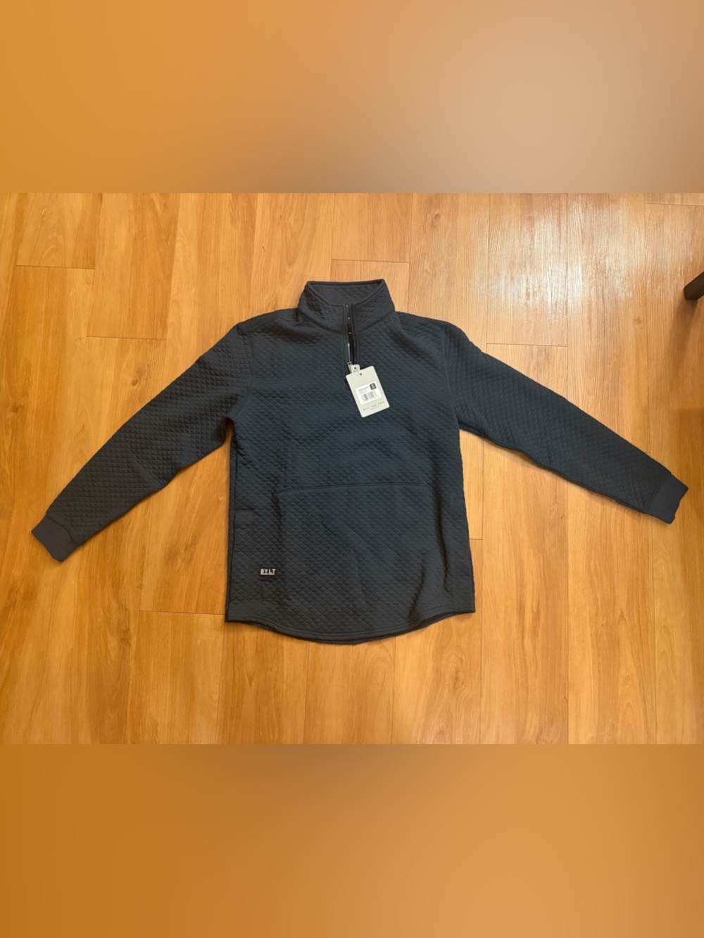 BYLT Padded Fairway Pullover in Navy